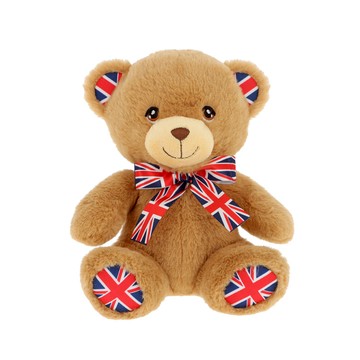 Keeleco Bear with Union Jack Ribbon 英國國旗泰迪熊