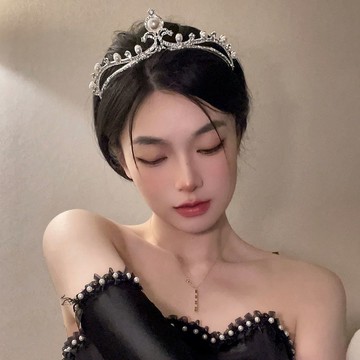 臺灣出貨🔥 韓國公主水晶鑽石皇冠生日派對週嵗網紅高級女十八嵗生日婚紗王冠 REUX