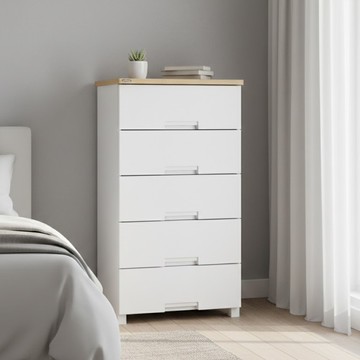 【AOTTO】58面寬木質頂板五層抽屜收納櫃