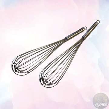 加強打蛋器【Winner】加強堅固 攪拌器 烘焙工具  電解打蛋器 波浪型打蛋器 加長柄 攪拌 不鏽鋼打蛋器 手動打蛋器