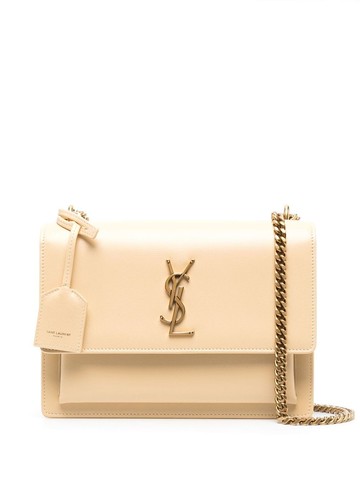 Saint Laurent - medium Sunset crossbody bag - women - Calf Leather - One Size - Neutrals