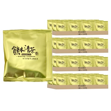 熊本清茶 日月潭紅茶台茶18號立體茶包 量販家庭包  3g  100包  4盒