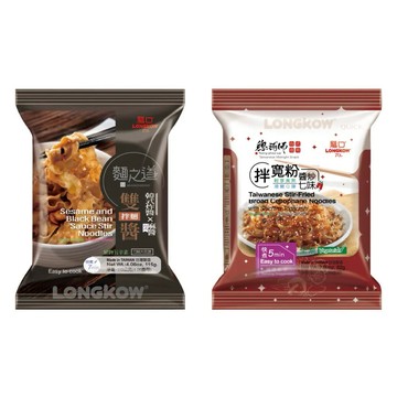 (低消$150出貨)龍口麵之道雙醬拌麵115g/總舖師醬炒七味拌寬粉82g