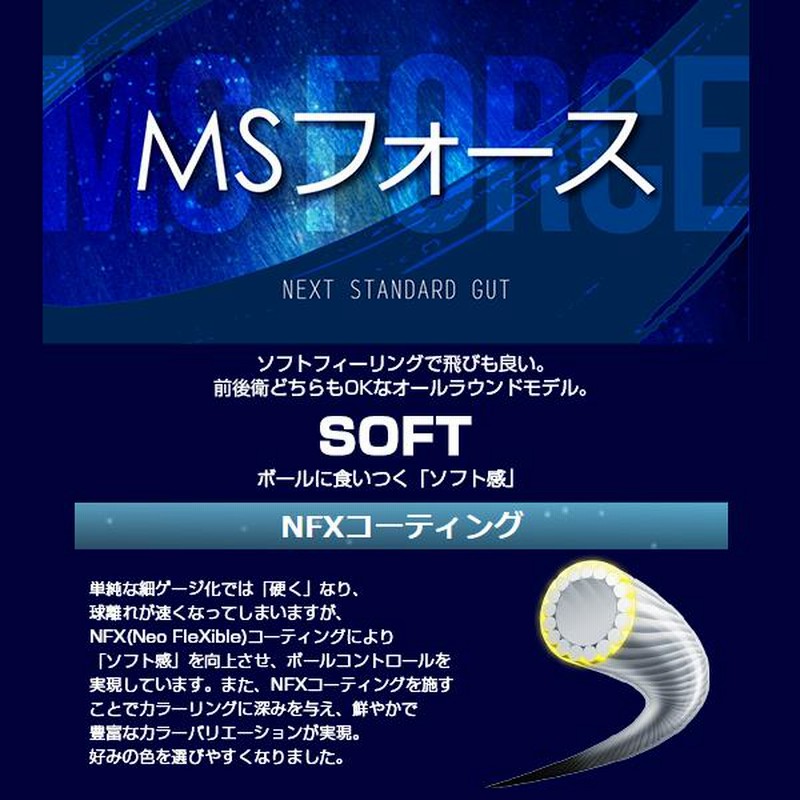 ゴーセン ソフトテニスストリング『単張』 『12張単位』オージーシープ MSフォース/OG-SHEEP MS FORCE『SS431』  LINEショッピング