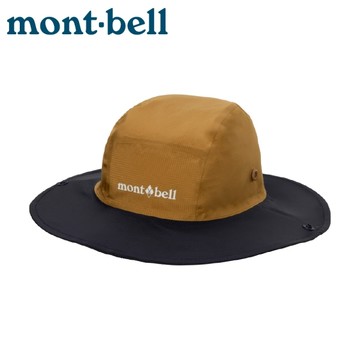 【Mont-Bell 日本RAIN LONG TAIL HAT 防水圓盤帽《棕》】1128760/防曬/遮陽帽/牛仔帽/登山