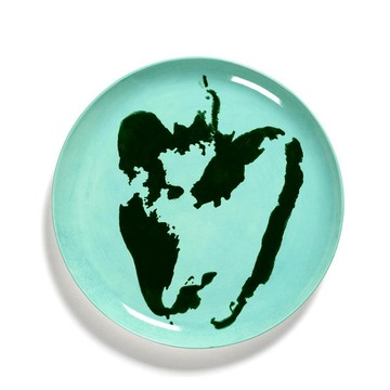 比利時Serax｜OTTO圓盤2入禮盒組26.5cm-綠/綠蘋果