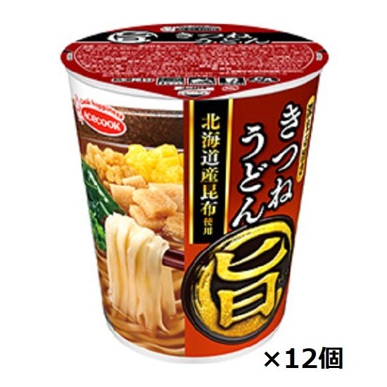 エースコック まる旨 きつねうどん 59ｇ×12個