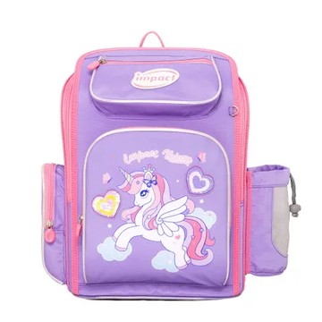 【IMPACT】怡寶 亮片獨角獸 新一代標準型輕量護脊書包-紫色 /個 IM007011PL