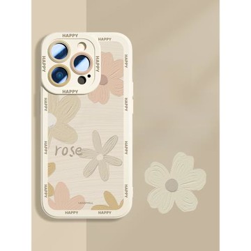 適用蘋果15Promax手機殼iPhone16新款13保護套14Pro雛菊12液態硅膠pm鏡頭全包防摔11女款高級por簡約plus小眾