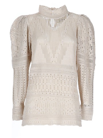 isabel marant "dahara" crochet top