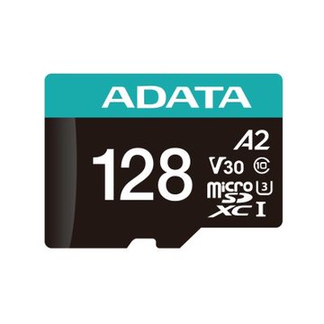 威剛 Premier Pro microSDXC UHS-I U3 A2 V30 128G記憶卡(附轉卡) GJ28830