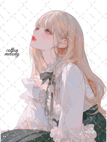 original sticker no.6515 人物貼紙 原創貼紙 人物貼紙 女孩貼紙 原創人物貼紙