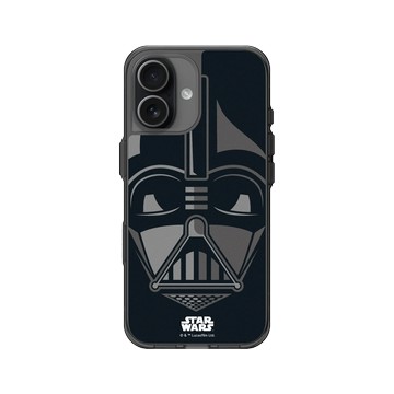 iPhone 17 Clear (相機按鈕) 酷墨灰 - 迪士尼-星際大戰 Star Wars - 黑武士-大臉系列