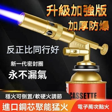 臺灣出貨👍純全銅噴火槍 瓦斯噴槍頭 燒豬毛便攜式焊槍 電子點火噴槍 卡式噴火噴 料理噴槍 瓦斯噴頭 瓦斯噴槍 槍頭 G
