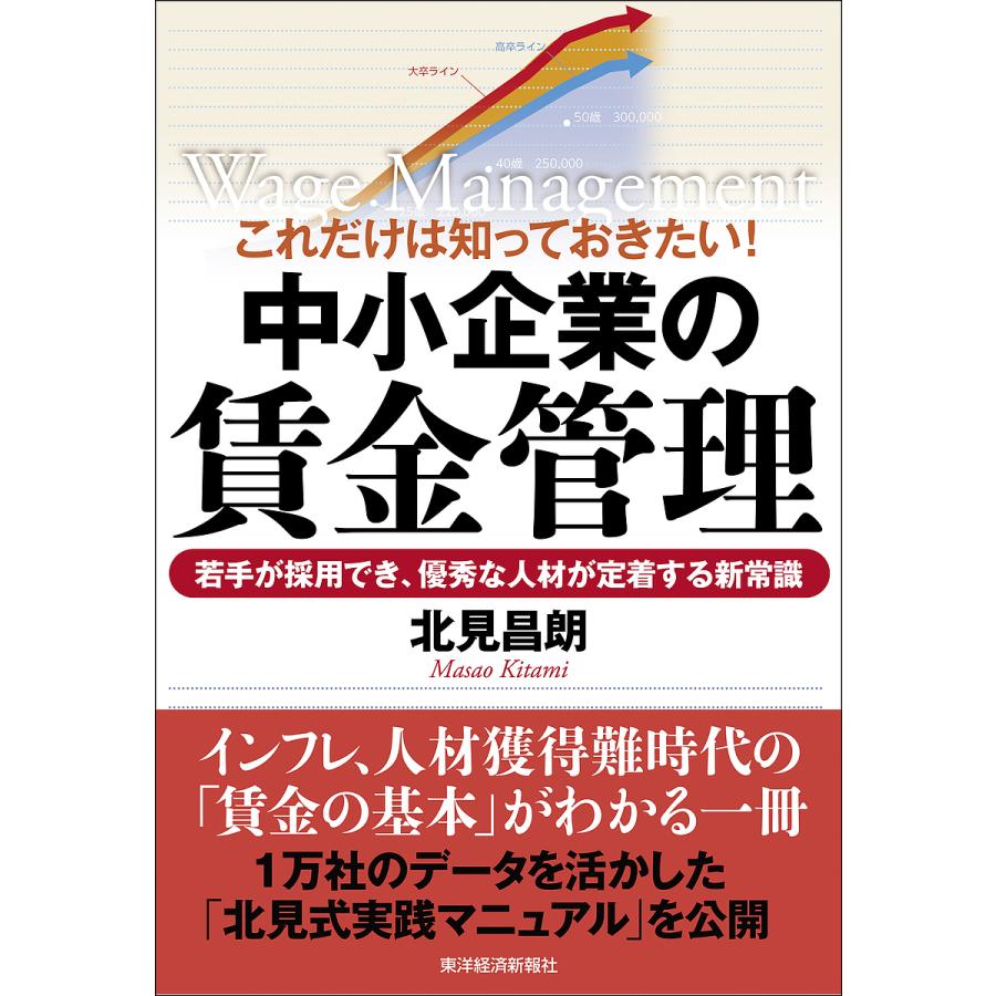 これだけは知っておきたい 中小企業の賃金管理 若手が採用でき,優秀な人材が定着する新常識