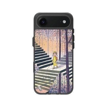 iPhone Air Clear (相機按鈕) 酷墨灰 - 幾米 Jimmy Liao - 地下鐵-階梯森林