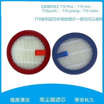 DS適用于小狗無線吸塵器配件T10pro Plus Mix濾芯微織濾棉濾網