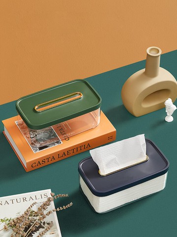 桌面紙巾盒抽紙收納盒家用客廳餐廳茶幾北歐簡約多功能紙抽盒創意