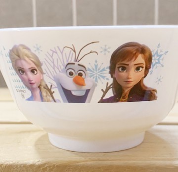 【震撼精品百貨】冰雪奇緣_Frozen~日本迪士尼Disney 冰雪奇緣塑膠碗/美耐皿碗-冰雪#81794