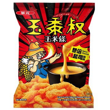 [家速配]華元玉米條雙倍辣起司口味85g