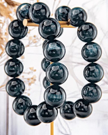 【大咪藍虎眼】天然高品閃電藍虎眼石水晶手鍊