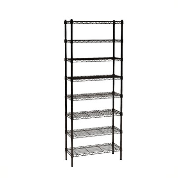 【客尊屋】粗管/小資型 30X76X195Hcm 黑武士八層架