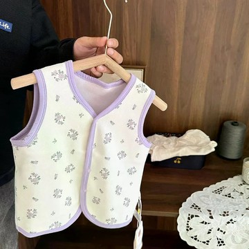 超柔軟~女寶寶超軟一體絨背心女童秋裝新款女童馬甲可外穿 女童馬甲 保暖坎肩 兒童馬甲外套 兒童背心