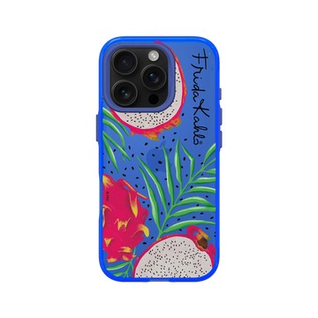 iPhone 16 Pro Clear 激光藍 - Frida Kahlo - 火龍果