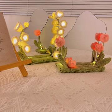 畢業禮物 畢業花束 客製化禮物2025手工鉤針裝飾化妝鏡