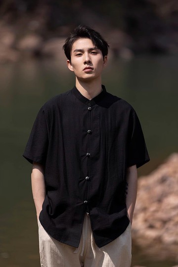 浮生若夢 新中式復古短袖襯衫