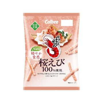 #悠西將# 日本 加樂比 Calbee 蝦條餅乾 餅乾 櫻花蝦風味 卡樂比 櫻花