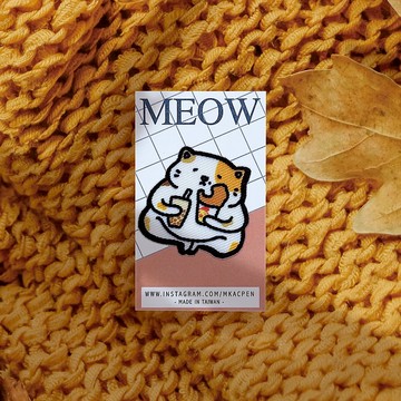 【燙片貼紙】Meow-三點一志系列-熨燙貼/徽章/補丁-共6款