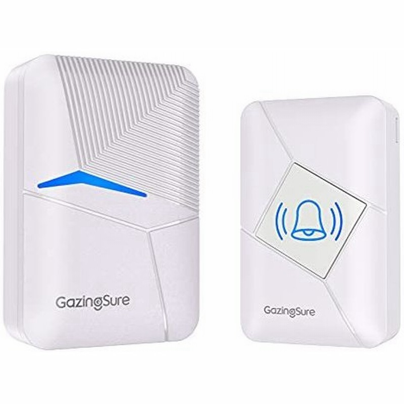 ワイヤレスチャイム Gazingsure 玄関チャイム 457m無線範囲 呼び鈴 呼び出しチャイム 介護 ワイヤレス 配線工事不要 音と光で呼び出し 通販 Lineポイント最大get Lineショッピング