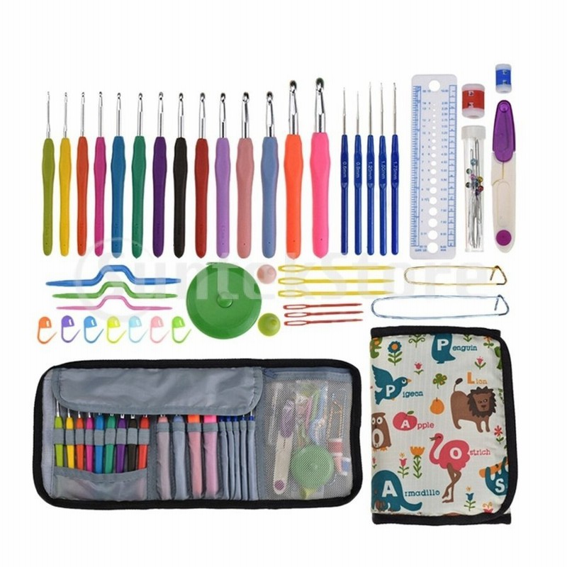 かぎ針セット かぎ編み Diy手芸 編み物 手あみ針 小物付き ケース付き 便利 通販 Lineポイント最大get Lineショッピング