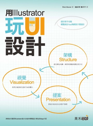 用Illustrator玩UI設計：設計新手也能輕鬆搞定網站與App介面設計[二手書_良好]