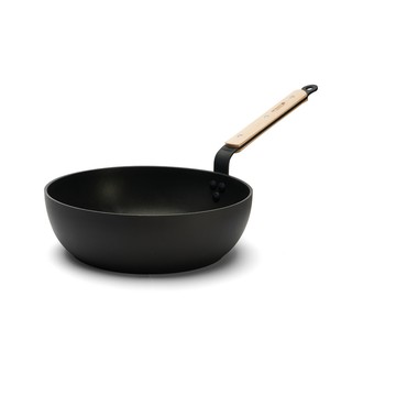 de Buyer CHOC原木柄系列 不沾深炒鍋28cm