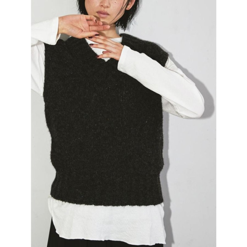 TODAYFUL LIFE's Mottle Yarn Knit Vest 12220520 ニットベスト