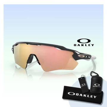 【Oakley】Radar ev path 運動太陽眼鏡(OO9208-C7 Prizm rose gold 鏡片)