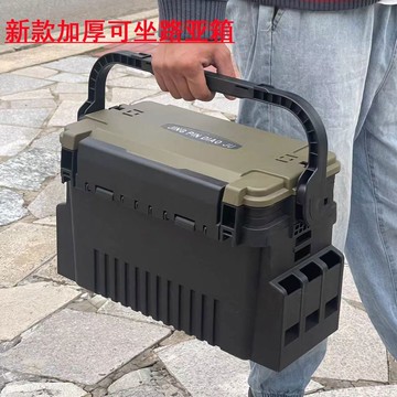 全場免運🔈路亞箱雙層釣箱釣魚收納箱多功能手提路亞箱海釣船釣工具箱魚餌箱