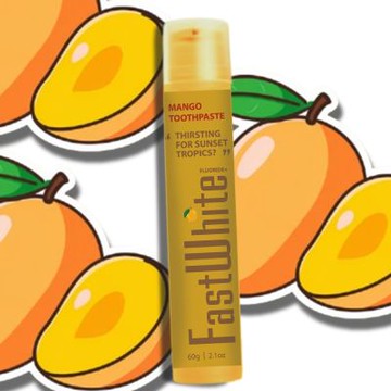 FastWhite齒速白 歐美超模推薦 專業清新防護潔齒 快樂牙膏 芒著快樂 潔淨好口氣好心情