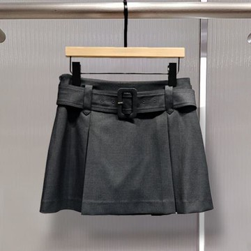 艾諾絲官方旗艦店2025春季新品時尚百搭高腰顯瘦A字短裙半身裙女