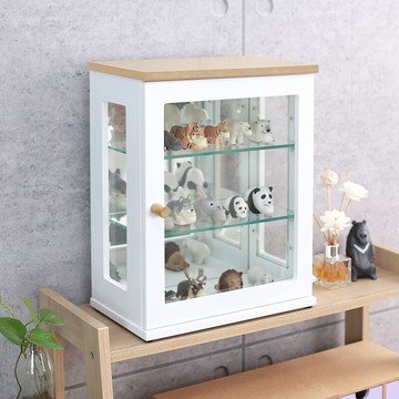 桌上小展示櫃  置物櫃 扭蛋 公仔 收納架 置物架 玻璃展示櫃 收納櫃 台灣製宅貨