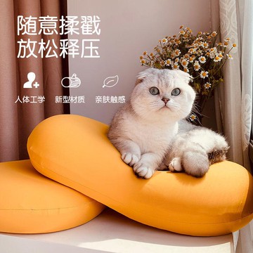 新款夏枕頭單個裝宿舍單人記憶涼枕低枕芯護頸椎枕助睡眠貓肚皮枕