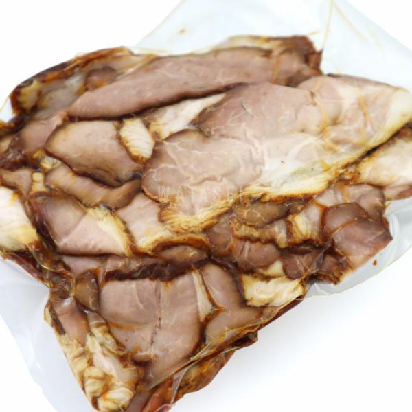 とろとろ旨い脂肪少なめ自家製手づくり焼き豚スライス1kg