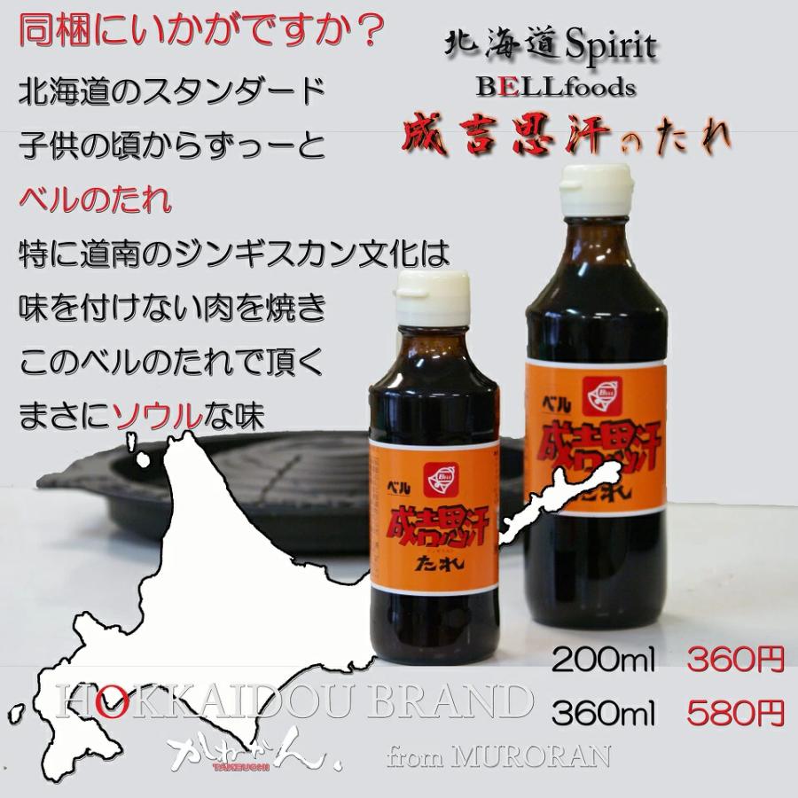 北海道 ジンギスカン 羊肉 マトンロール(丸い肉) 札幌 スタイル 味の付かない マトン 500ｇ×2 ベルたれ 付  焼肉 お肉