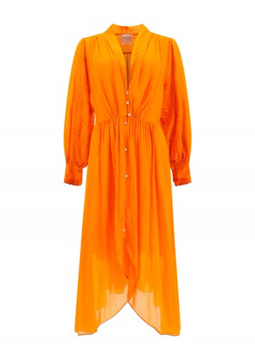 Forte forte - Midi Dress - Womens - Orange