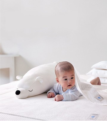 【ZAMZAM】Tsunooga冰羽紗 涼感睡覺抱枕-北極熊 (日本冰絲)