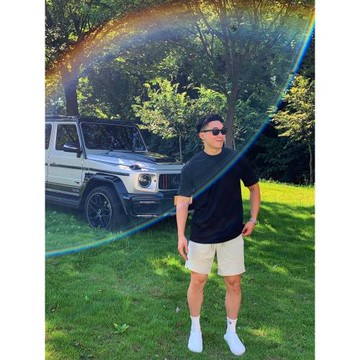 G哥工作室 LU感LTT夏季7寸男士運動輕薄速干透氣健身四分短褲