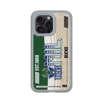 iPhone 15 Pro Max AirX 流變灰 - NBA - 復古球員卡-密爾瓦基公鹿 Milwaukee Bucks - Vintage Card