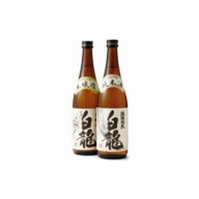 白龍酒造　お勧め日本酒2本セット　A-12